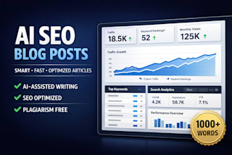 write SEO optimized blog posts and articles using ai tools