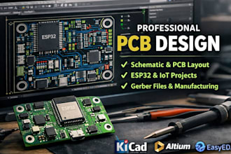 do professional pcb design, schematic design, pcb layout for manufacturing