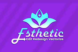 recreate, modify, redraw, update or vectorize logo with HD quality