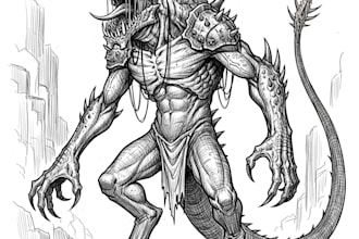 draw you monster or creature