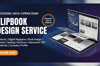 design stunning flipbook ebook and interactive digital magazine