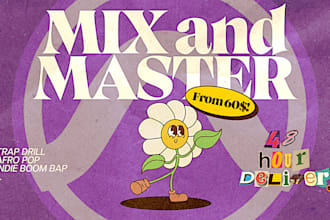 mix and master your track professionally