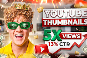 design catchy and viral youtube thumbnails for your channel