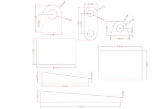 create 2d drawing, technical drawing, engineering drawing
