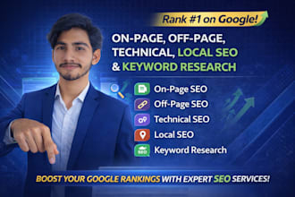 do on page,technical and world press SEO, keyword research, content optimization