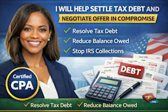 help settle tax debt and negotiate offer in compromise