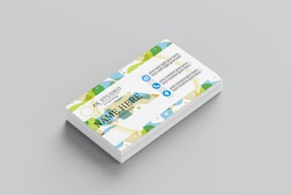 design morden luxury business card with free source file