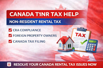 help foreigners file canada t1nr rental tax issues