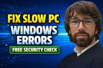fix windows errors and speed up slow pc remotely
