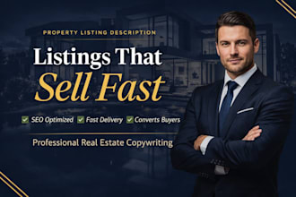 write property listings that attract buyers fast