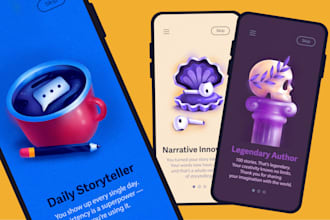 create custom vector illustrations for your mobile app UI