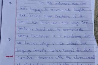 neat and beautiful handwritten notes and documents