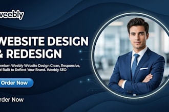 do weebly website design or redesign weebly website