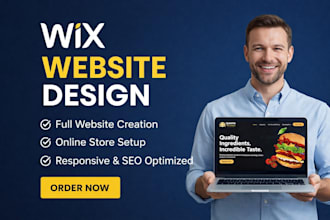 build wix website, wix studio, redesign wix website and fix wix studio