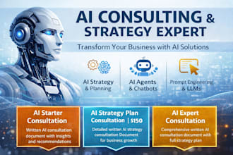 provide ai consulting and ai strategy expert services