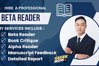 do beta reading and story review with actionable manuscript feedback
