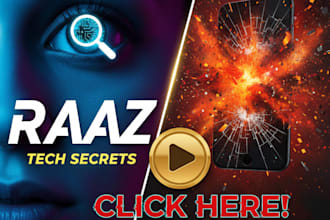 design eye catching youtube thumbnail for high CTR