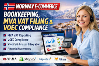 do norway e commerce bookkeeping, mva vat filing voec compliance