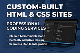 design responsive HTML and CSS websites