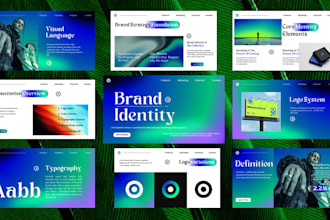 design your  pitch deck in powerpoint, slides