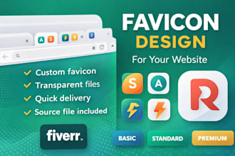 do design a professional favicon for your website