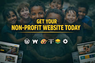 build a modern nonprofit website with donation and fundraising
