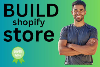build shopify website, design or redesign shopify store, dropshipping store
