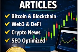 write SEO crypto articles bitcoin blockchain and web3 content