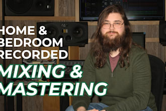 professionally mix and master your home recorded music to be streaming ready