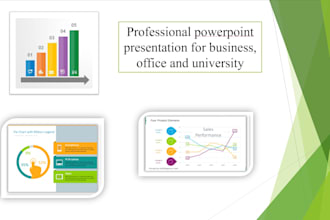 design professional powerpoint presentation for business or students