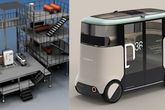 do industrial product design, and rendering of your product