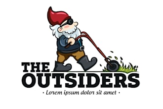 design modern landscape, grass, agriculture and lawn care logo