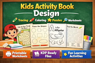 design kids activity book kids worksheets preschool worksheet tracing workbook