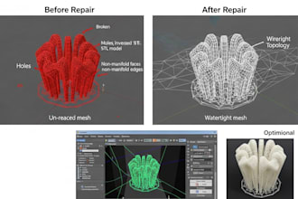 repair and optimize your stl model for 3d printing