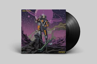 design digital album cover