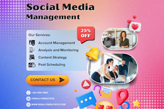be your social media manager social media marketing manager social media post