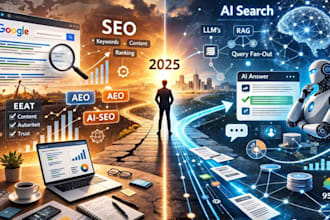provide SEO strategy and ai search optimization rankings