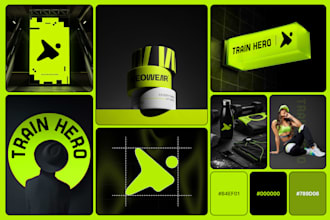do modern, creative logo design and branding kit