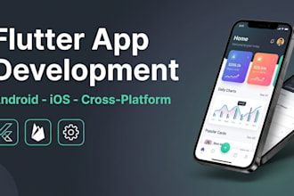 do flutter mobile app development for android and ios
