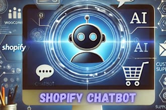 shopify chatbot ai chatbot ecommerce chatbot chatgbt shopify automation bot