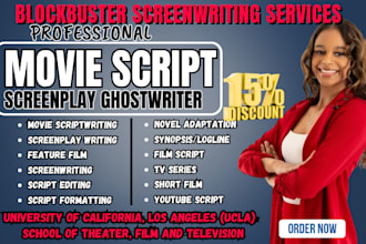 screenplay, script writing, movie script, screenwriting, feature film script