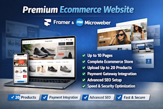 build sitew flazio webnode silex framer microweber ecommerce website