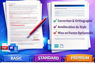 proofread and improve your french text professionally