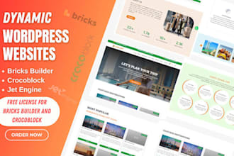 build a dynamic wordpress website development with crocoblock jetengine