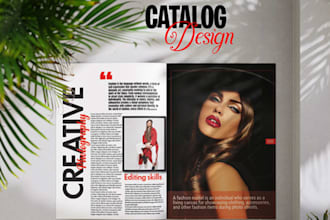 design beauty cosmetics skincare product catalog fashion lookbook brochure