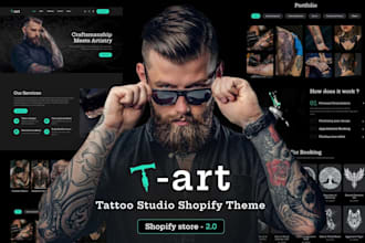 tattoo shopify store tattoo studio website tattoo artist piercing tattoo website
