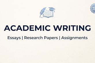 assist with academic research writing and essays
