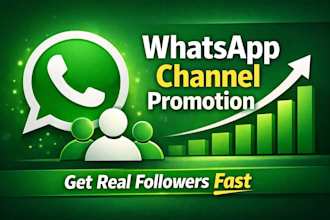 promote your whatsapp channel and increase your