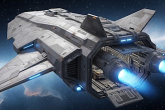 create detailed 3d ship models for games, animation, and rendering
