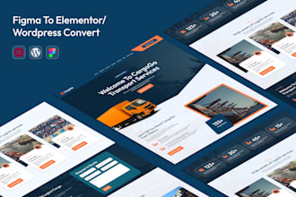 convert figma to wordpress, figma to responive elementor website